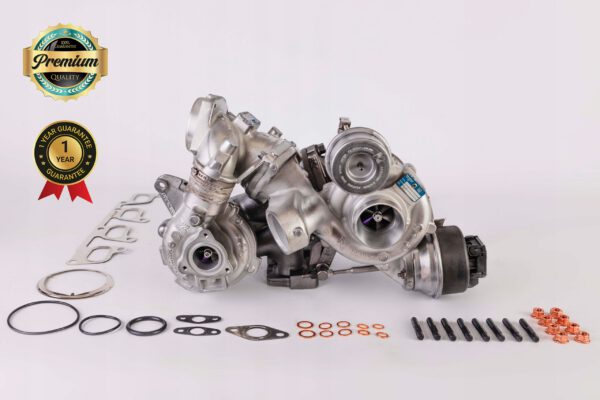 Turbosprężarka BiTurbo VW Crafter 2.0 TDI 143 163 10009700113 03L145701R